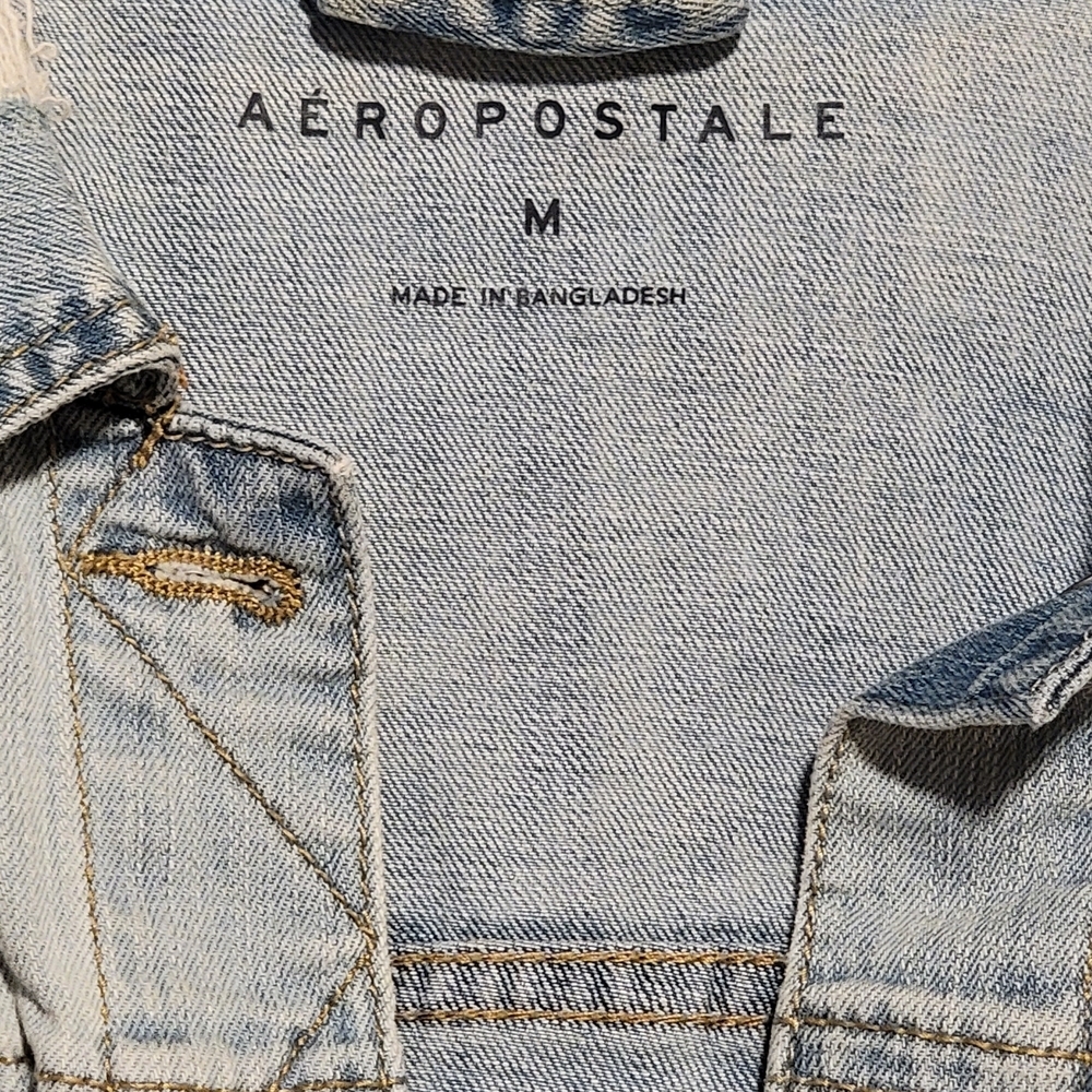 Aeropostale Classic Blue Denim Jacket - Picture 2 of 2